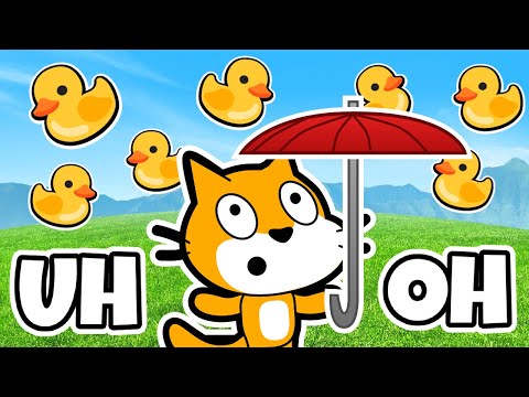 Make a DODGING Game in Scratch 🐤👇 Tutorial