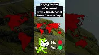 Getting A Comment From a Scratcher of Every Country - Day 1    #shorts