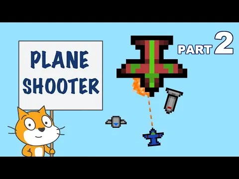 Plane Shooter Game ️ Scratch Tutorial | Part 2