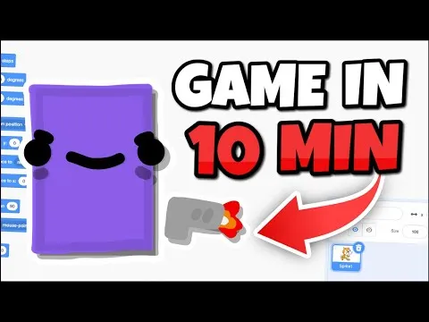 Making a Scratch GAME in 10 MINUTES  ️