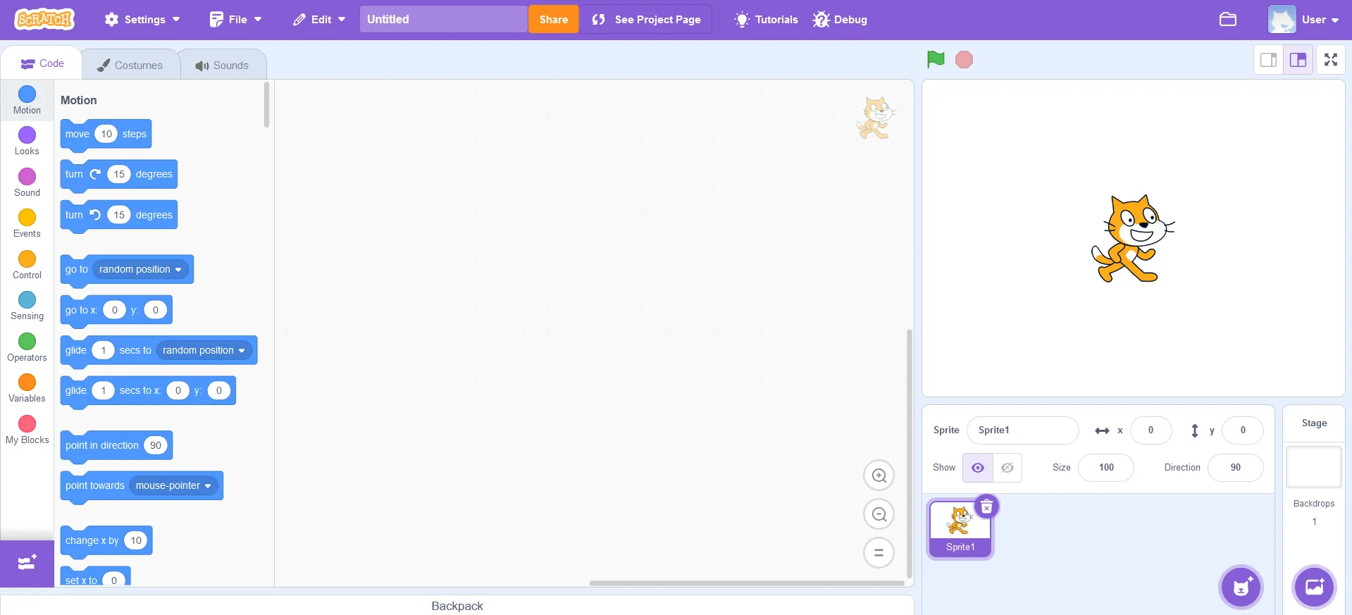Scratch Interface