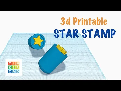 3D Stamp model | Tinkercad