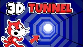 3D Tunnel Scratch Tutorial ️
