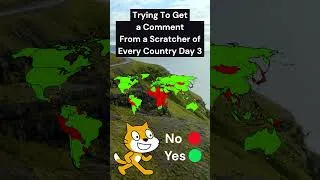 Getting A Comment From a Scratcher of Every Country - Day 3    #shorts