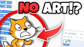 I Made a Scratch Game Using NO ART  impossible?!