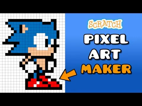 Scratch PIXEL ART Creator  Game Tutorial
