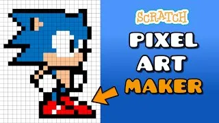 Scratch PIXEL ART Creator  Game Tutorial